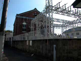 廿日市変電所背面